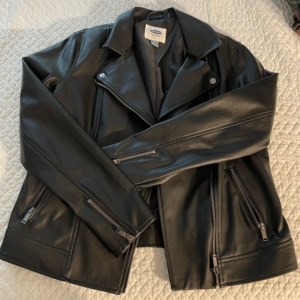 Faux Leather Jacket